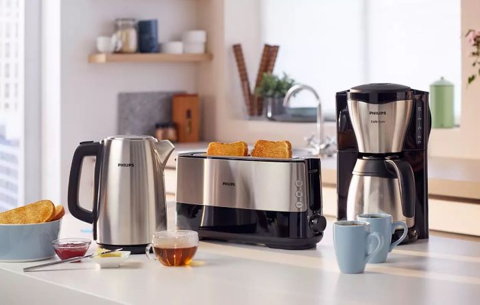 Електрочайник Philips Viva Collection 1.7л, метал
