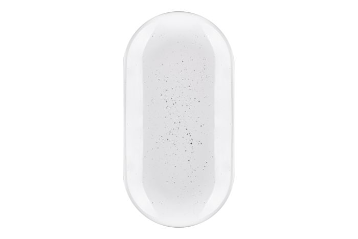 Блюдо Ardesto Bagheria Bright white, 25х13см, кераміка, овальна, білий