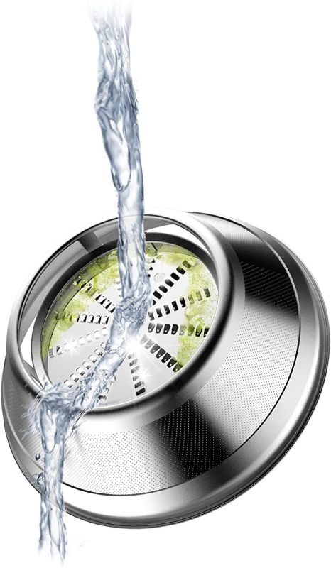 Соковитискач Philips Avance Collection відцентрований 1200Вт, чаша-1л, жмих-2.1л, жолоб на ціле яблуко, пластик/метал, сріблястий