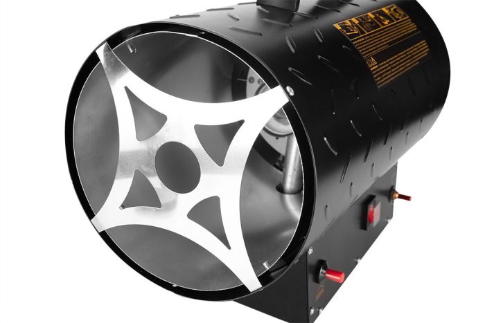 Тепловая пушка газовая Neo Tools, 15кВт, 150м кв, 580м куб/ч, чёрный