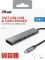 Хаб Trust Halyx USB-С > 3xUSB-А 3.2/SD/microSD, Алюміній, 0.15м, Сірий