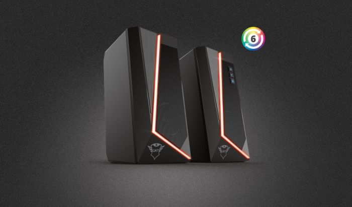 Акустична система Trust GXT 609 Zoxa 2.0, USB/AUX, RGB, чорний