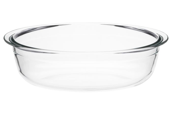 Форма для запікання з кришкою Ardesto Black Mars, 33х19.8х13.2см, боросилікатне скло, овальна, прозорий