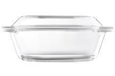 Форма для запікання з кришкою Ardesto Black Mars, 20.6х20.6х9.9см, боросилікатне скло, кругла, прозорий