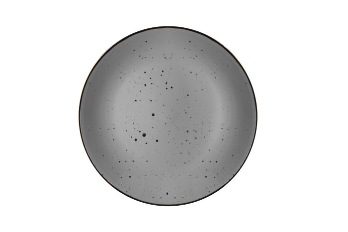 Тарелка десертная Ardesto Bagheria Grey, 19см, керамика, серый