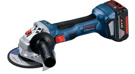 Шліфмашина кутова акумуляторна Bosch Professional GWS 180 125мм 18В 1х4.0А·год 11000об/хв безщіткова 1.6кг