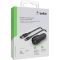 Зарядний пристрій автомобільний Belkin 24Вт 2хUSB-A, кабель USB-A > USB-C, 1м, чорний