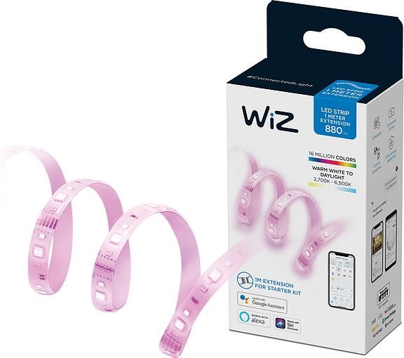 Удлинитель для ленты 929002524801 WiZ LEDStrip, 800Lm, 2700-6500k, RGB, 1 метр, Wi-Fi
