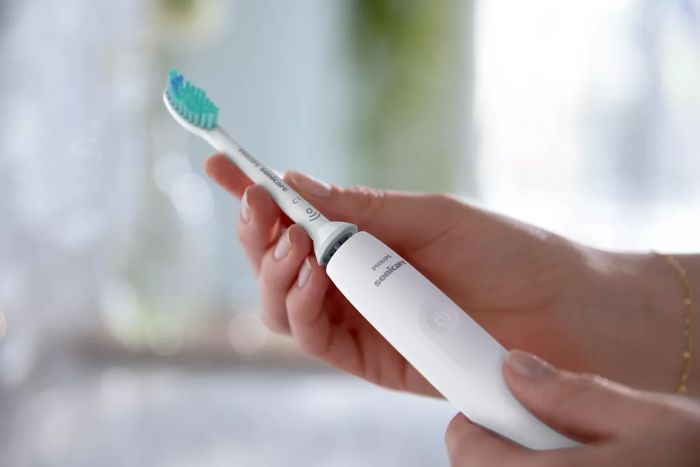 Щітка зубна електр. Philips, Sonicare 3100 Series, 31т. колив/хв, насадок-1, білий