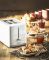 Тостер Tefal Sense 850Вт, LED дисплей, метал/пластик, білий