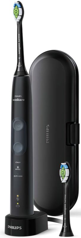 Щітка зубна електр. Philips, Sonicare ProtectiveClean 5100, 62т. колив/хв, насадок-1, футляр, чорний