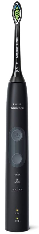 Щетка зубная электр. Philips Sonicare ProtectiveClean 5100, 62т. колеб/мин, насадок-1, футляр, черный