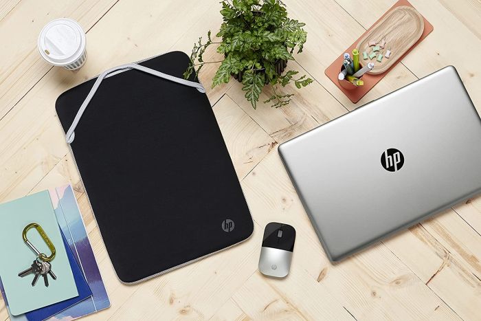 Чохол для ноутбука HP, Reversible Protective, 15", неопрен, чорний/сірий