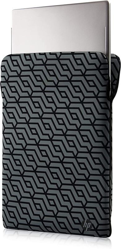 Чохол для ноутбука HP, Reversible Protective, 15", неопрен, чорний/геометричний