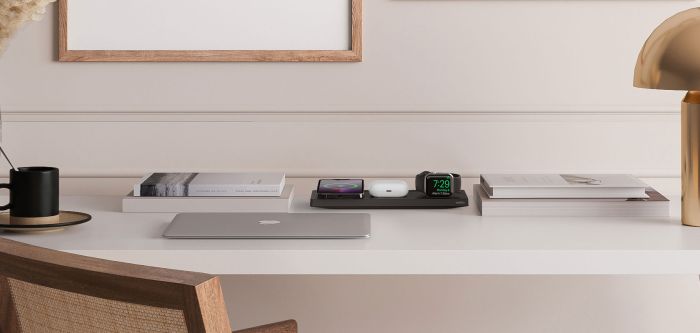 Зарядний пристрій бездротовий Belkin 3в1 MagSafe PRO iPhone/Watch/AirPods, чорний