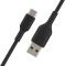 Кабель USB-A > USB-C заряджання/синхронізації Belkin 1м, 15Вт, Type-C, PVC, чорний