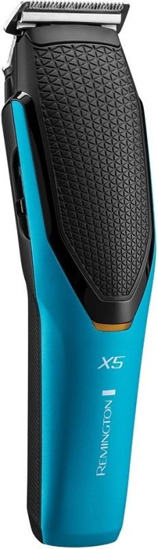Машинка для стрижки  Remington Power X Series X5, сеть+акум., роторный мотор, насадок-4, сталь, черно-бирюзовый