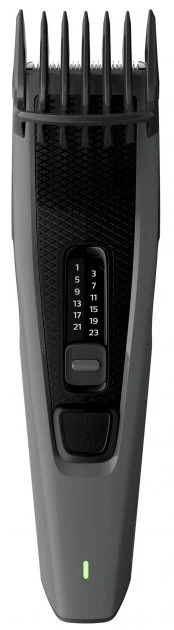 Машинка для стриження  Philips Series 3000, акум., роторний мотор, насадок-2, сталь, чорно-сірий