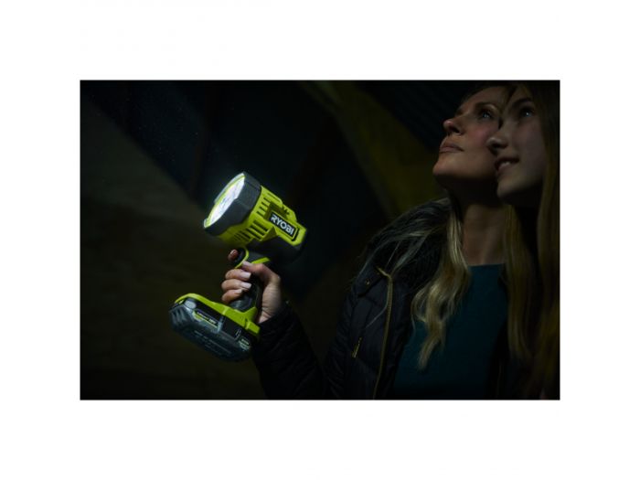Фонарь инспекционный аккумуляторный Ryobi ONE+ RLS18-0, 18В, 3000лм, 3 функции освещения без АКБ и ЗУ