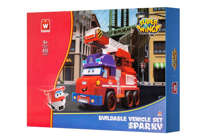 Конструктор Super Wings Small Blocks Buildable Vehicle Set Спаркі (Sparky)