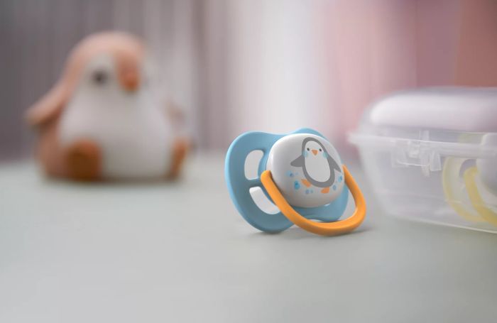 Пустышка Avent Ultra Air 0-6мес, ортодонтическая, 2шт, Animal для мальчиков