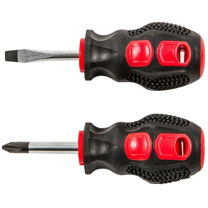 Отвертки Top Tools, набор 2шт, SL6x38мм, PH1х38мм, сталь CrV