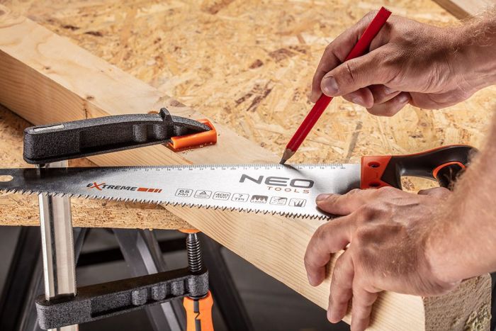 Ножівка по дереву Neo Tools, 400мм, 7TPI