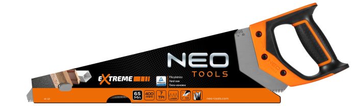 Ножівка по дереву Neo Tools, 400мм, 7TPI