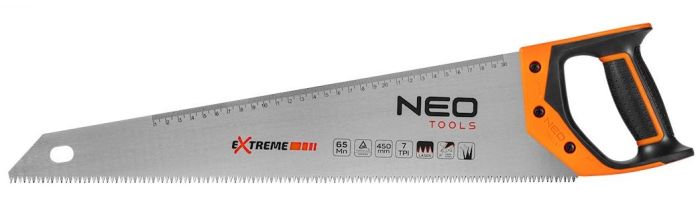 Ножовка по дереву Neo Tools Extreme, 450мм, 7TPI