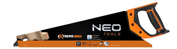 Ножівка по дереву Neo Tools Extreme, 450мм, 7TPI, PTFE