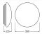 Светильник накладной LEDVANCE SF CIRCULAR LED 18Вт 1440Лм 4000K 350мм IP44 белый