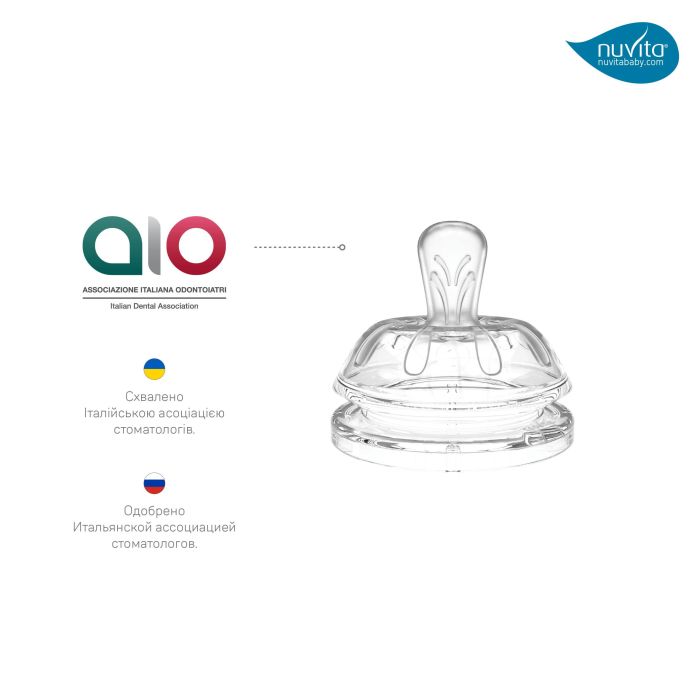 Детская бутылочка Nuvita 6032 Mimic Cool 250мл 3+ Антиколиковая черная