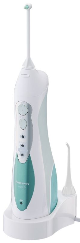 Іригатор Panasonic портативний, чаша 130 мл, Ni-Mh акум. в компл., біло-блакитний