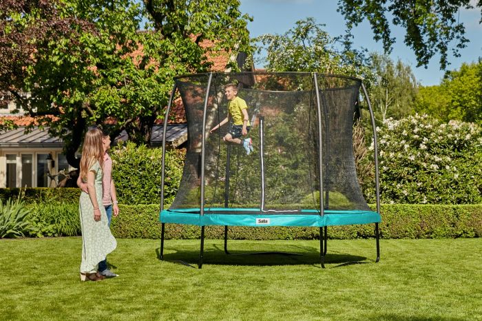 Батут Salta Comfort Edition круглый, 427см, зелёный