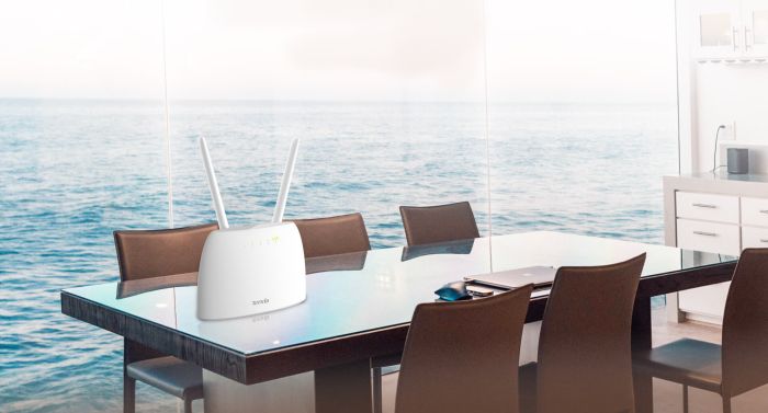 Маршрутизатор TENDA  N300, 4G/LTE, 1xFE LAN, 1xFE LAN/WAN, 1xRJ11, Cлот для SIM-карти Tenda 4G06