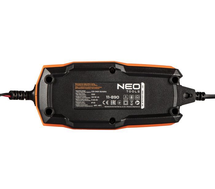 Зарядное устройство Neo Tools, 2А/35Вт, 4-60А•ч, для STD/AGM/GEL аккумуляторов