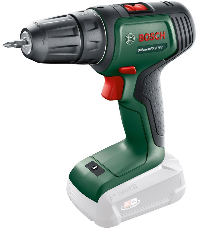 Шурупокрут-дриль Bosch UniversalDrill 18V, 2x1.5Ач, 40Нм, 440/1450об/хв, ЗП, 1.2кг, кейс