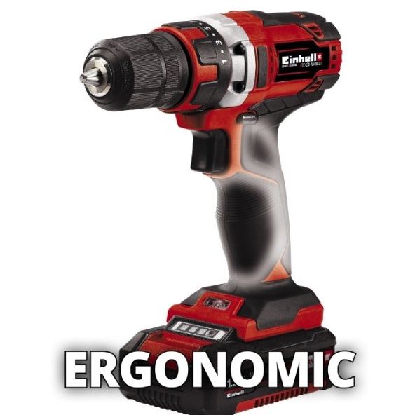 Шурупокрут-дриль акумуляторний Einhell TE-CD 18·40 Li-Solo PXC 18В 40Нм 400·1500об/хв 1.25кг без АКБ та ЗП