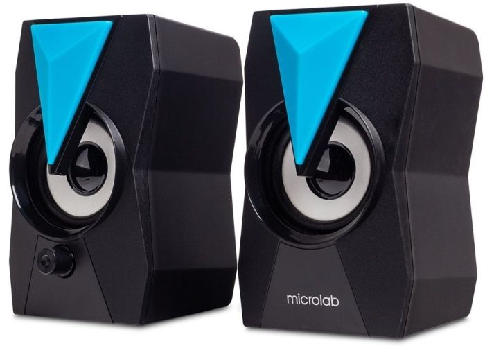 Акустическая система MICROLAB  2.0, USB, mini-jack, черный Microlab B-22