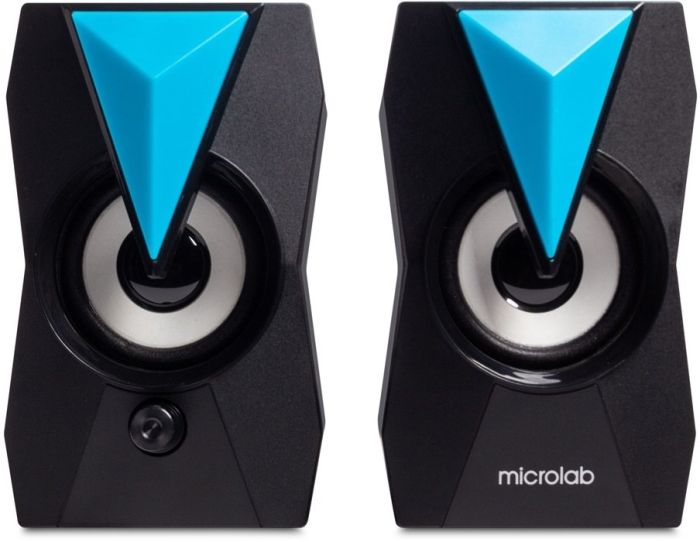 Акустическая система MICROLAB  2.0, USB, mini-jack, черный Microlab B-22