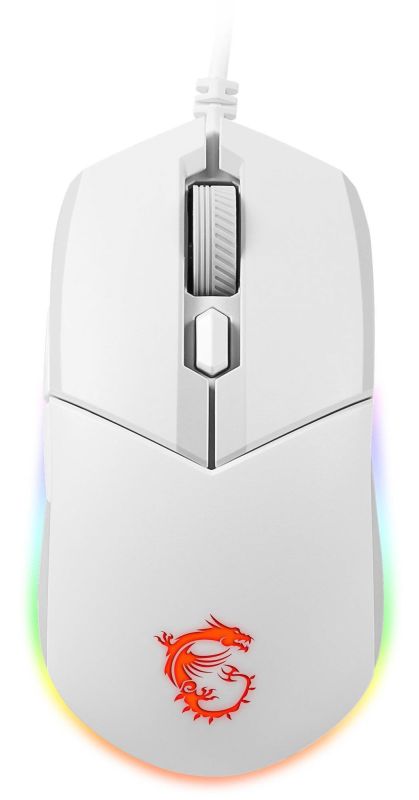 Комплект клавиатура и мышь MSI Vigor GK30 COMBO WHITE UA USB, EN/UKR/RU, RGB, белый