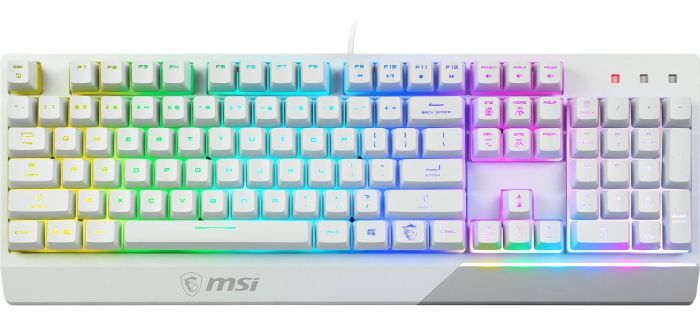 Комплект клавиатура и мышь MSI Vigor GK30 COMBO WHITE UA USB, EN/UKR/RU, RGB, белый