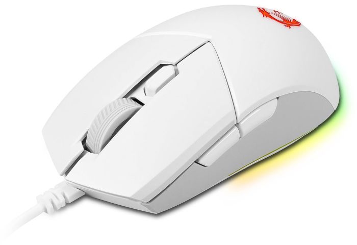 Комплект клавиатура и мышь MSI Vigor GK30 COMBO WHITE UA USB, EN/UKR/RU, RGB, белый
