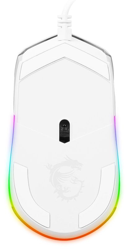 Комплект клавиатура и мышь MSI Vigor GK30 COMBO WHITE UA USB, EN/UKR/RU, RGB, белый