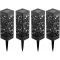 Светильник ландшафтный Neo Tools LED 0.3Вт 10Лм 3000К 600мА•ч автономный датчик сумерек черный