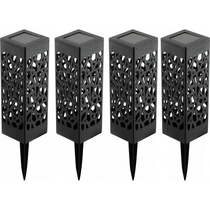 Светильник ландшафтный Neo Tools LED 0.3Вт 10Лм 3000К 600мА•ч автономный датчик сумерек черный