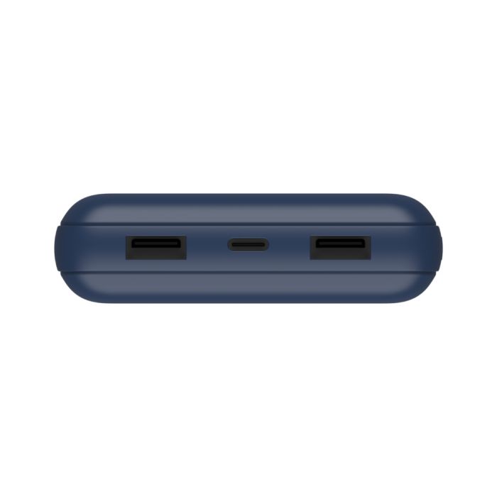 Портативное зарядное устройство Power Bank Belkin 20000мАч, 15Вт, 2хUSB-A/USB-C, синий