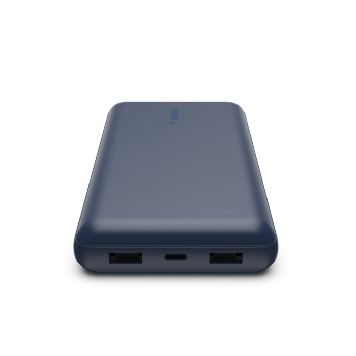 Портативное зарядное устройство Power Bank Belkin 20000мАч, 15Вт, 2хUSB-A/USB-C, синий