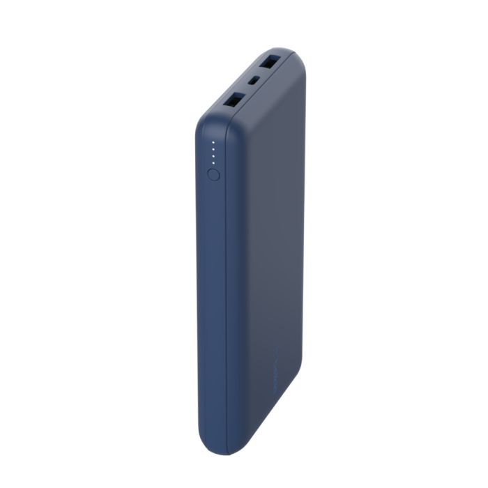 Портативное зарядное устройство Power Bank Belkin 20000мАч, 15Вт, 2хUSB-A/USB-C, синий