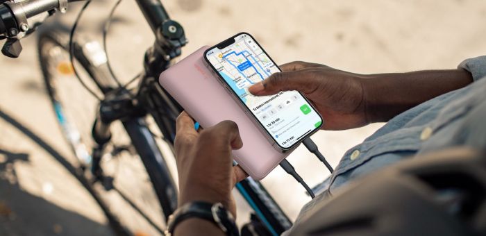 Акумулятор портативний літій-іонний Power Bank Belkin 20000мА·год, 15Вт, 2хUSB-A/USB-C, рожевий
